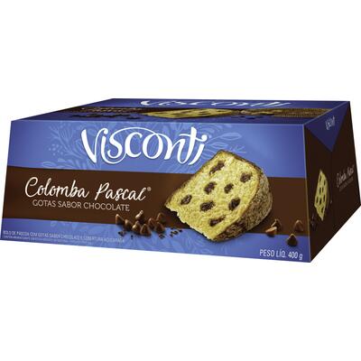 Colomba Pascal Visconti Gotas de chocolate 400g