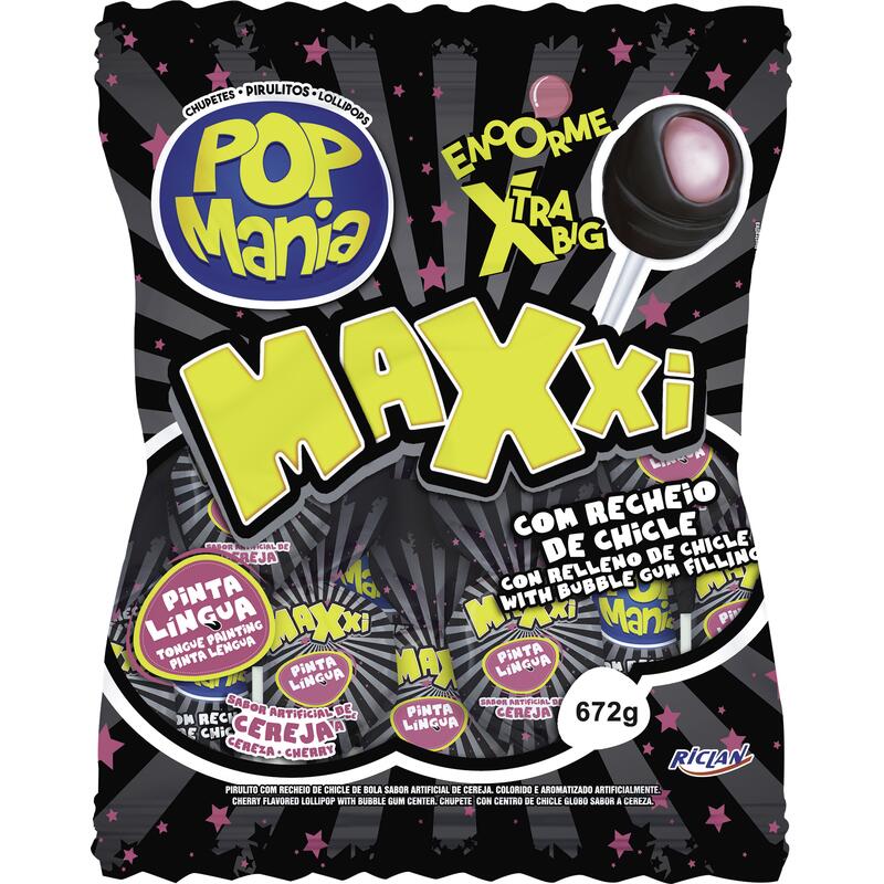 Pirulito Riclan Maxxi Cereja 672g