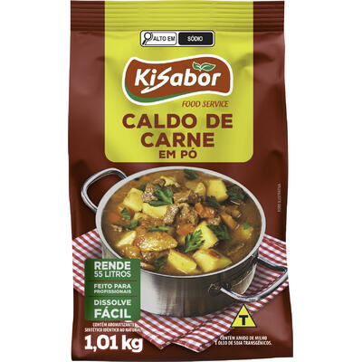 Caldo Kisabor Carne 1,010kg