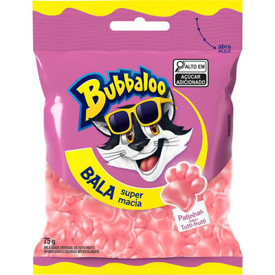 Bala Bubbaloo 75g - Tutti Frutti