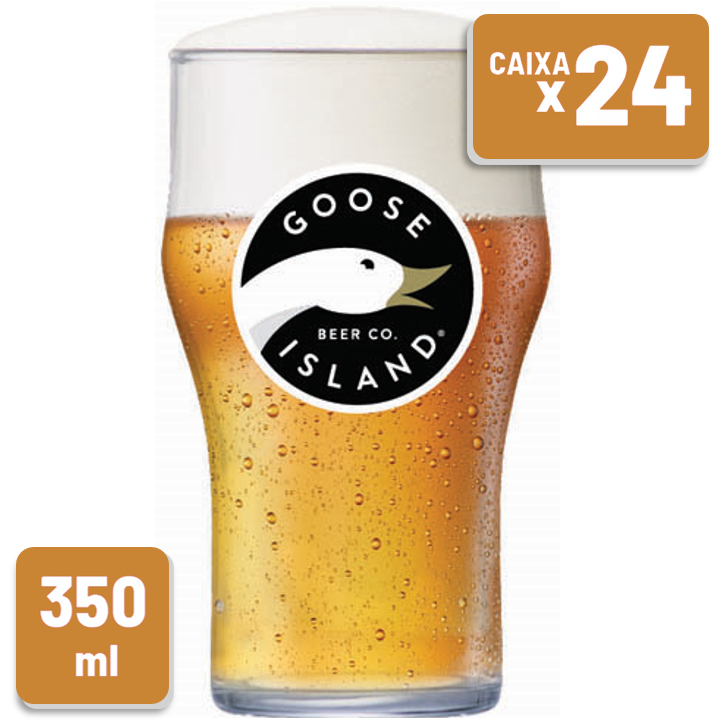 Copo Goose Island Vidro 350ml Caixa c/ 24 Un
