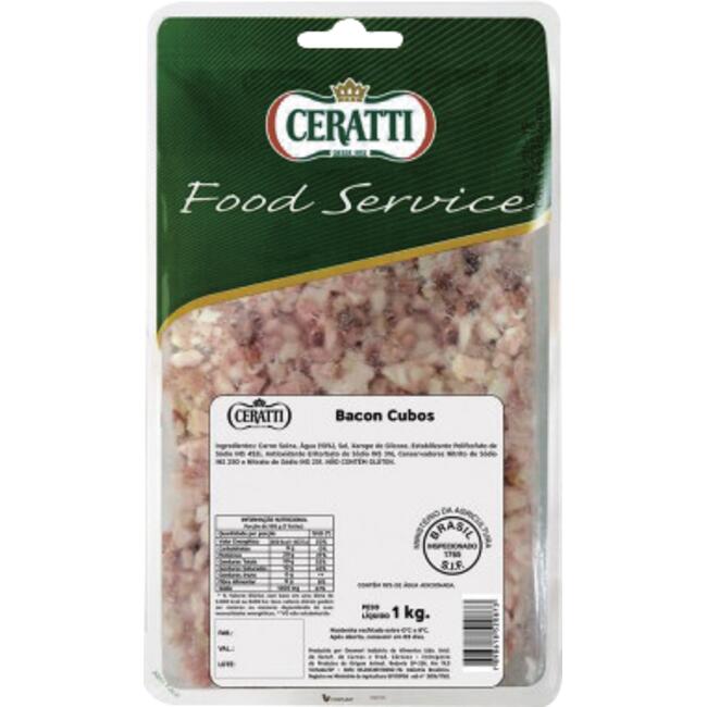 Bacon Ceratti Cubos 1kg