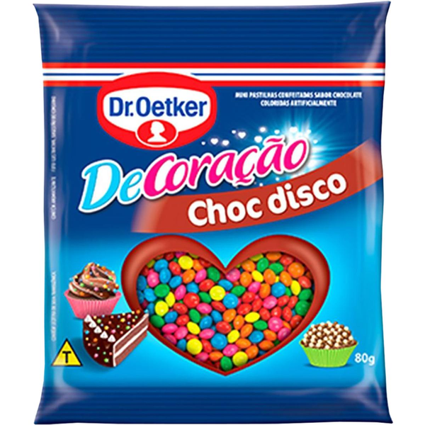 Confeito Dr. Oetker 80g - Choc Disco