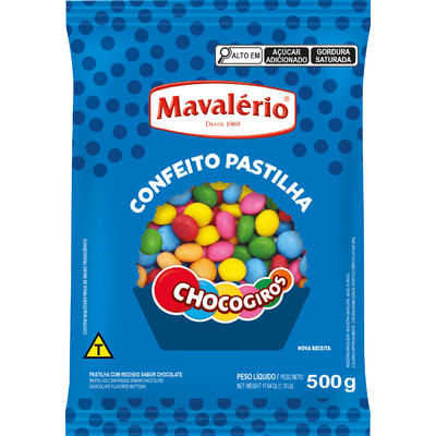 Confeito de Chocolate Mavalério Chocogiros 500g