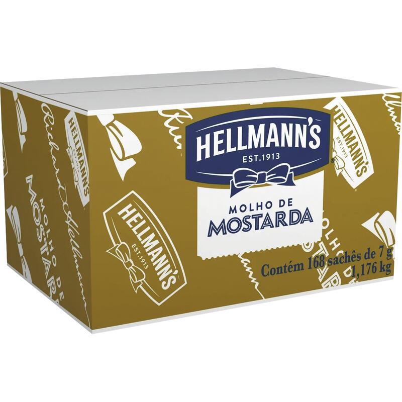 Mostarda Hellmann's Minissachê 168x7g