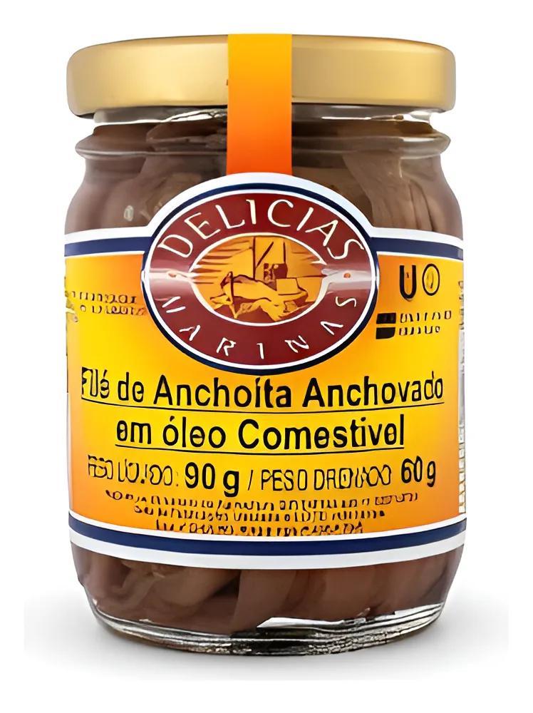 5x Filé De Anchova Delicia Marinas 90g