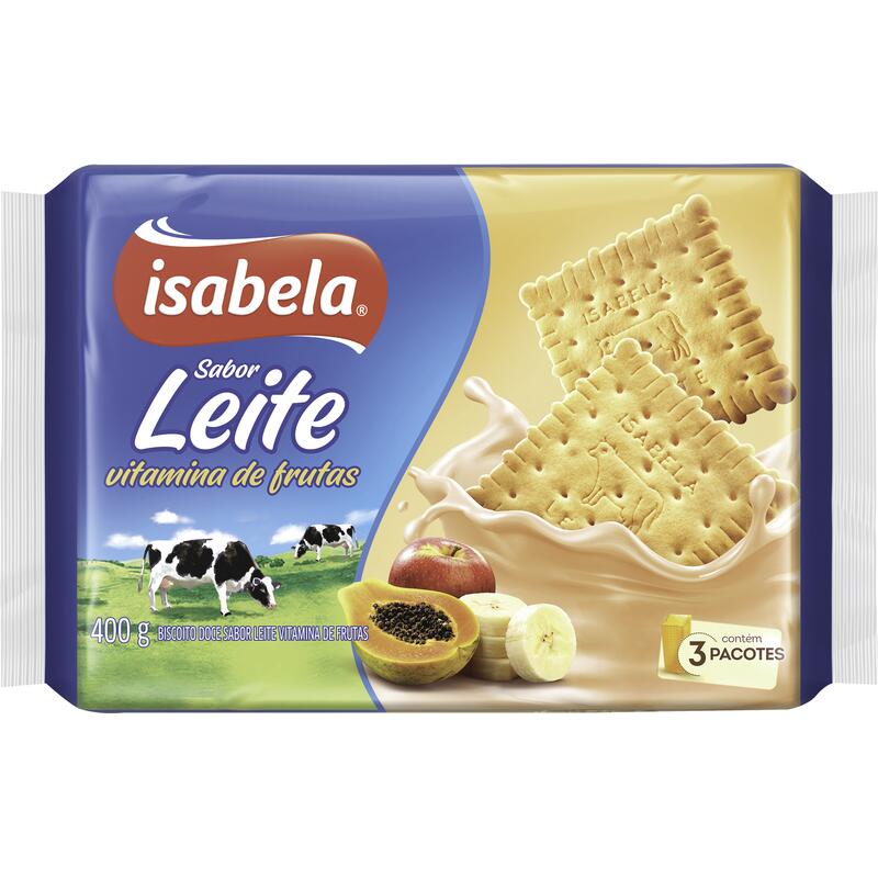 Biscoito Isabela Leite - Vitamina de Frutas 400g