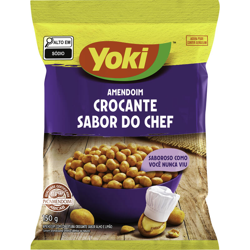 Amendoim Crocante Yoki Sabor do Chef 150g