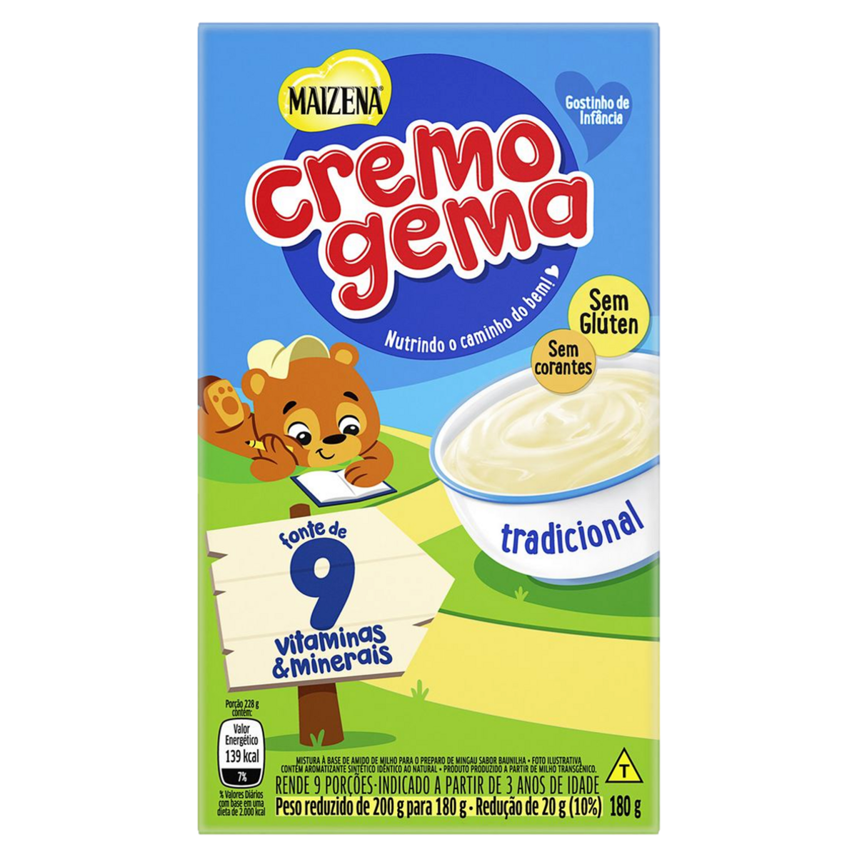 Cremogema Maizena Tradicional 180g