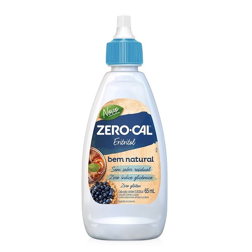 Adoçante Zero Cal Eritritol Liquido 65ml