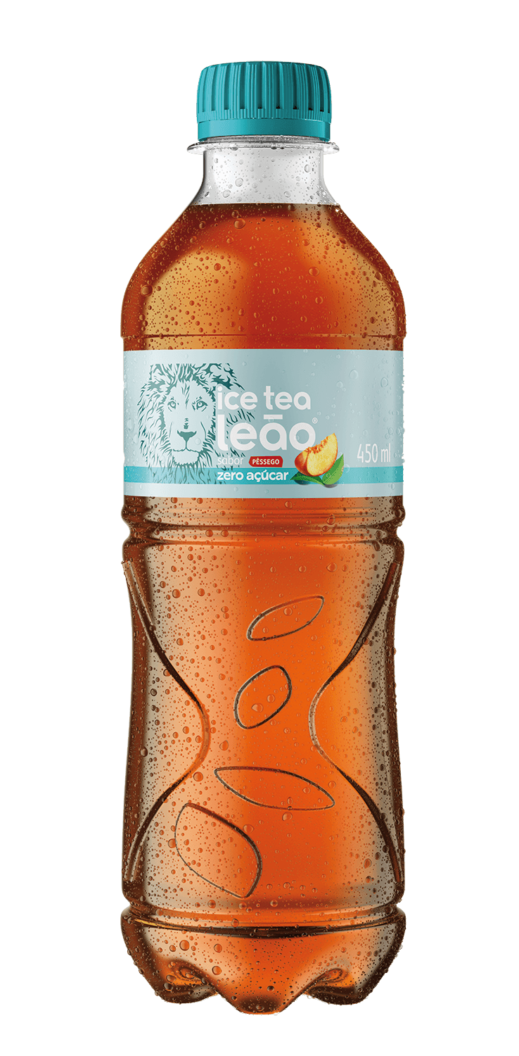 Chá LEÃO FUZE Ice Tea Pêssego Zero Açúcar 450ml