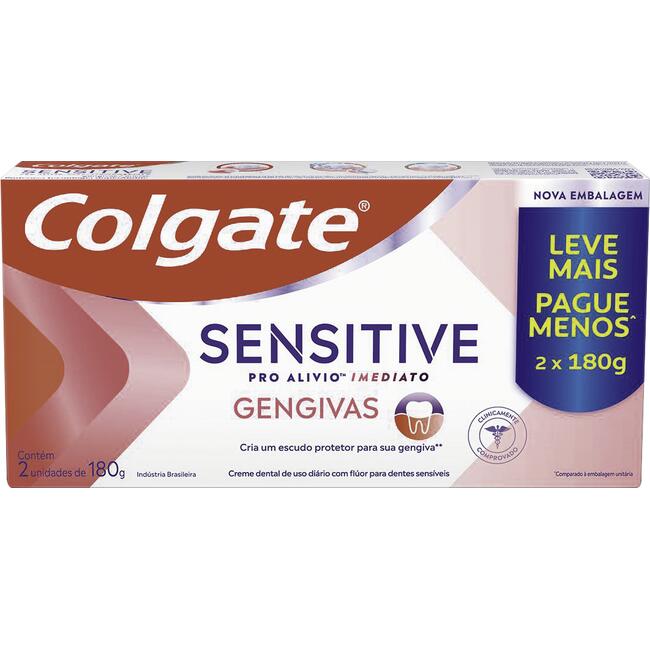 Creme Dental Colgate Sensitive Pro-alivio 2x180g