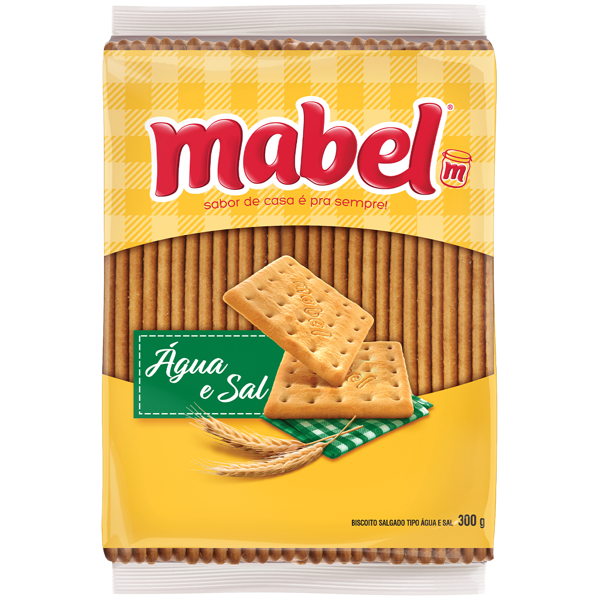 Biscoito Água e Sal Mabel Pacote 300g
