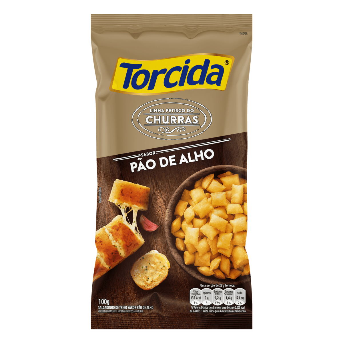 Salgadinho Torcida Pão de Alho 100g
