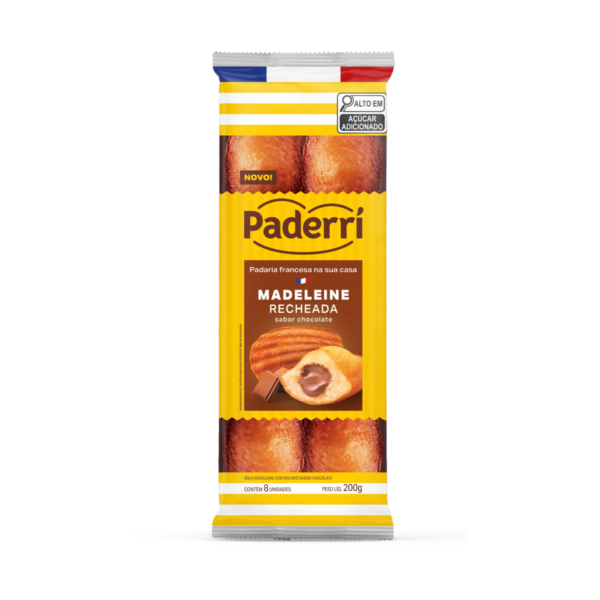 Madeleine PADERRI Recheada Chocolate 200g