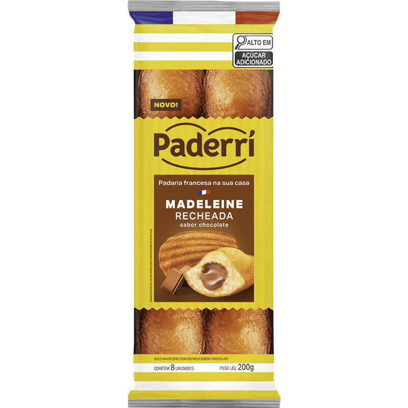 Madeleine PADERRI Recheada Chocolate 200g
