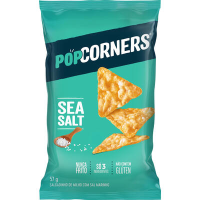 Salgadinho de Milho Sea Salt Popcorners Pacote 57g