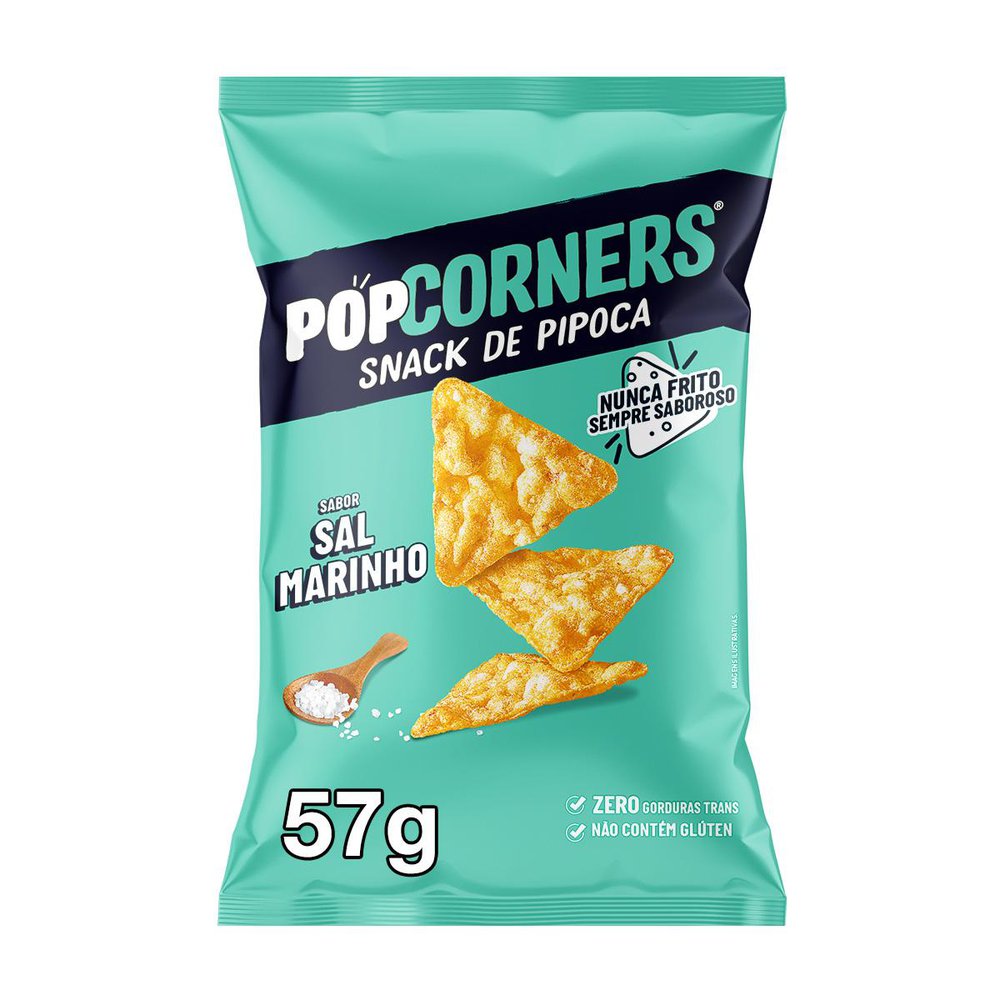 Salgadinho de Milho Sea Salt Popcorners Pacote 57g