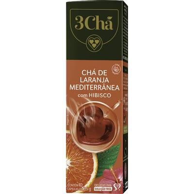 Chá em Cápsulas 3 Corações Laranja Mediterrânea 10x2,5g