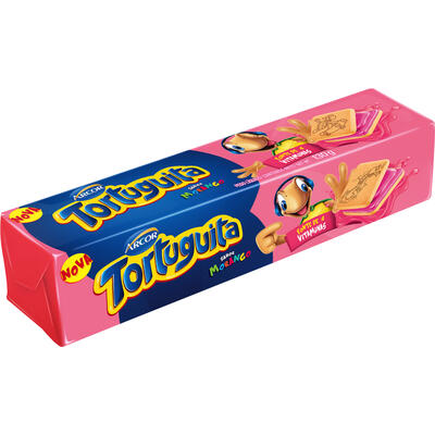 Biscoito Recheado Tortuguita Morango 130g