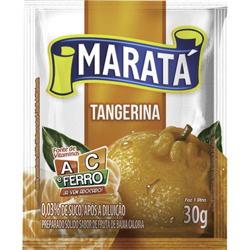 Refresco em Pó Maratá Tangerina 30g