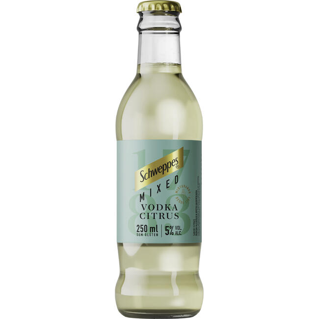 Bebida Mista SCHWEPPES Vodka e Citrus 250ml