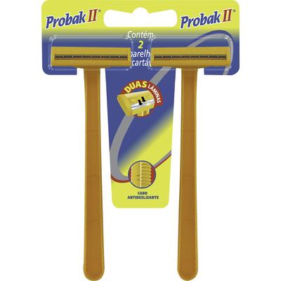 Aparelho de Barbear Probak II Blíster com 2 uns