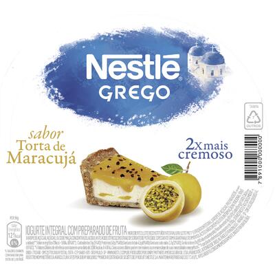 Iogurte Grego Nestlé Torta de maracujá 90g