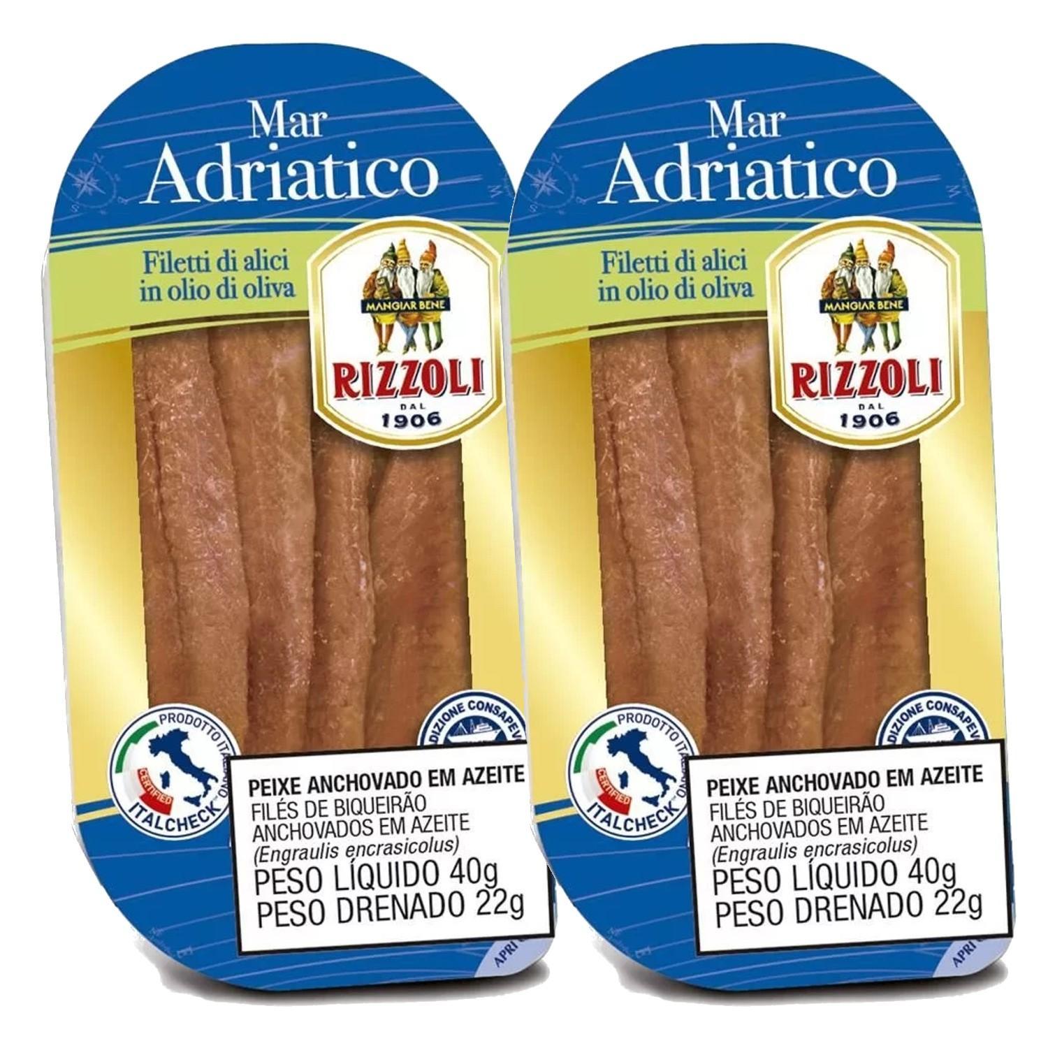 Kit Com 2und File De Anchovas Italiano Rizzoli 40g