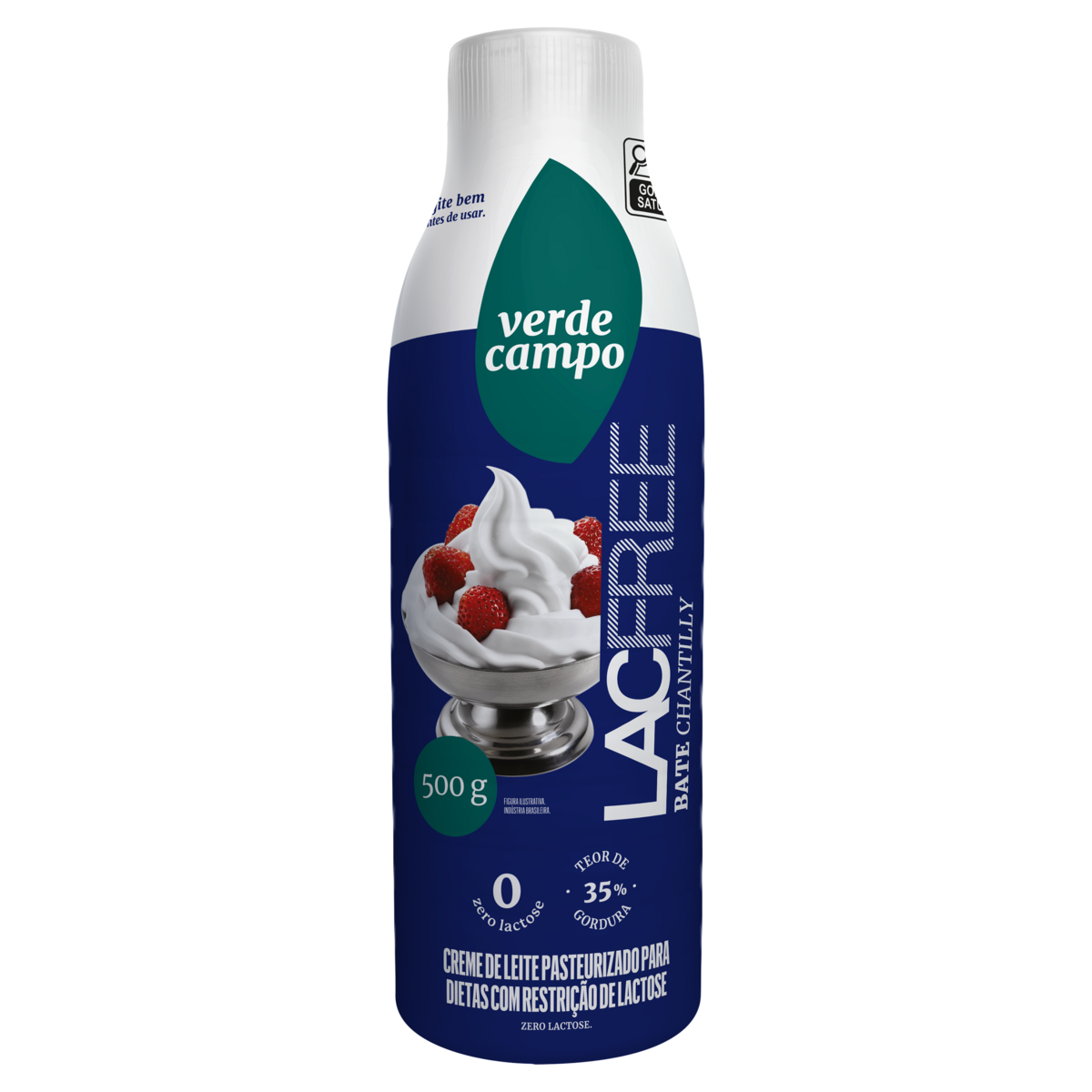 Creme de Leite Lacfree CAMPO VERDE 500g