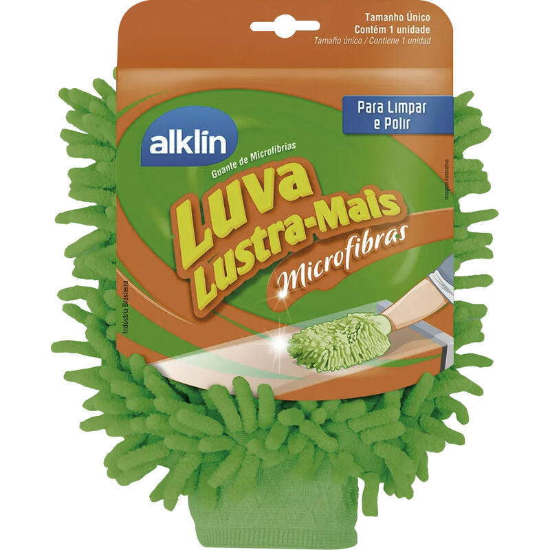 Luva de Microfibras Alklin Lustra Mais un