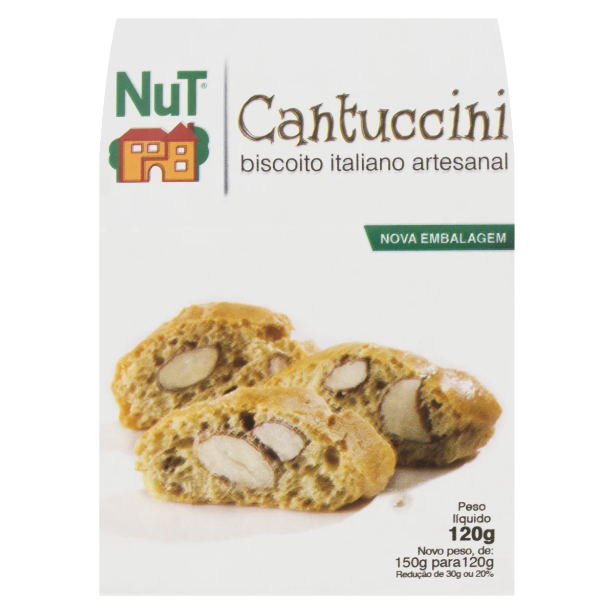 Biscoito Cantuccini Nut Pacote 120g
