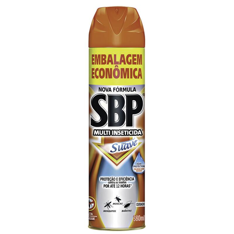 Inseticida Aerossol SBP Suave 380ml