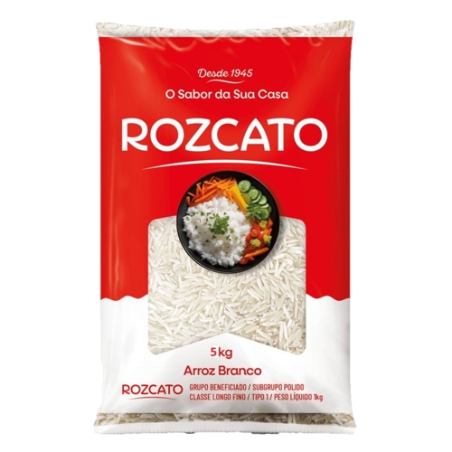 Arroz Rozcato Branco Tipo 1 5kg