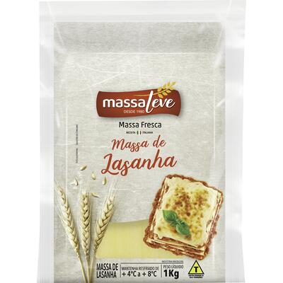 Massa para Lasanha Massa Leve 1kg