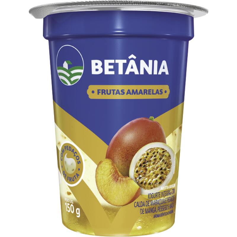 Iogurte Bicamada Betânia Frutas amarelas 150g