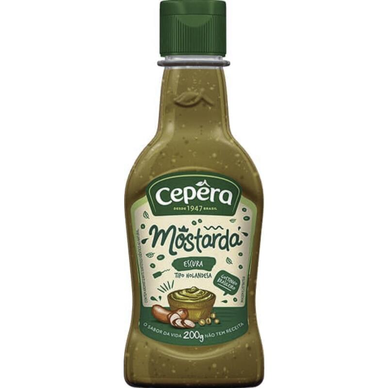 Molho de Mostarda Cepêra Escura 200g