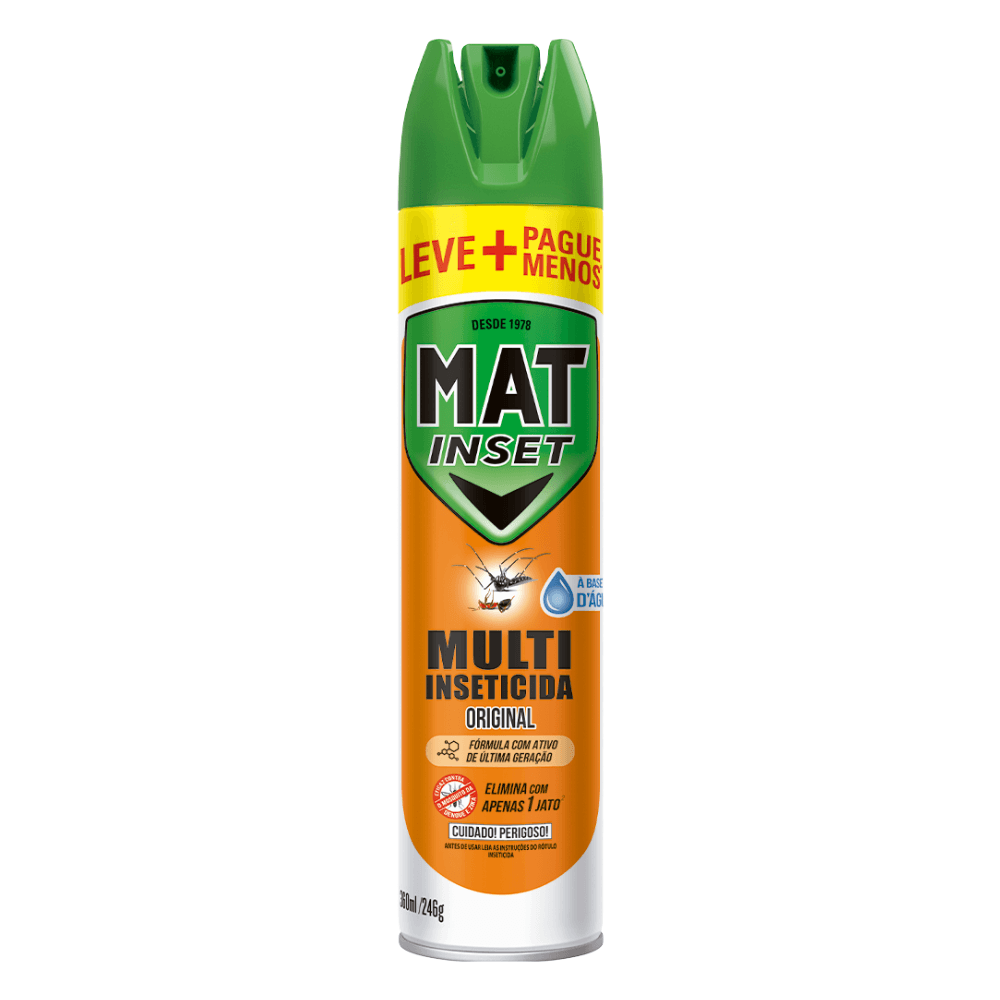 Inseticida Mat Inset Multi 360ml 33% Grátis