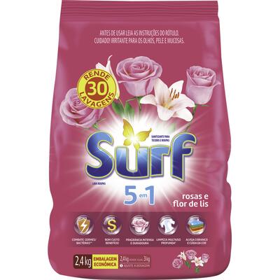 Sanitizante em Pó Surf Rosas e Flor de Lis 2,4kg