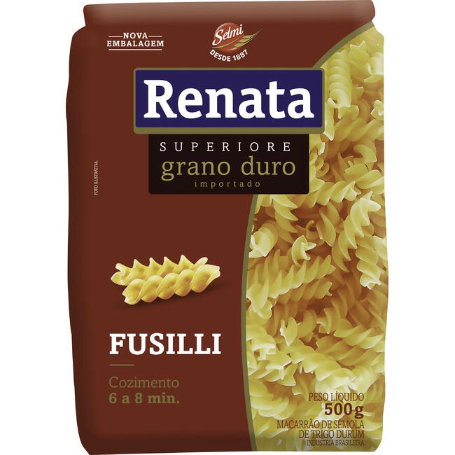 Macarrão Grano Duro Renata Fusilli 500g