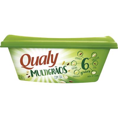 Creme Vegetal Multigrãos Qualy Com sal 250g