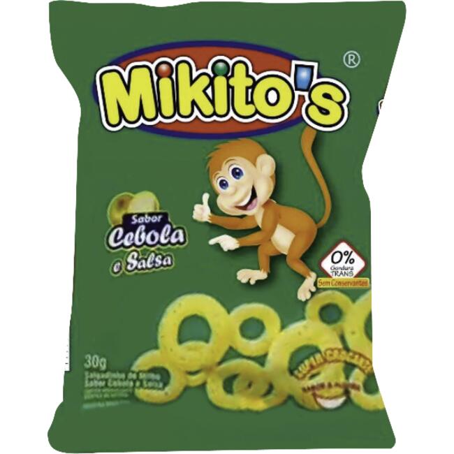 Salgadinhos Mikitos Cebola e Salsa 30g