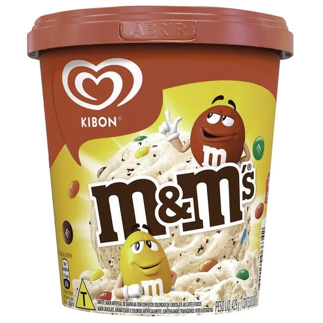 Sorvete Kibon M&M's 800ml
