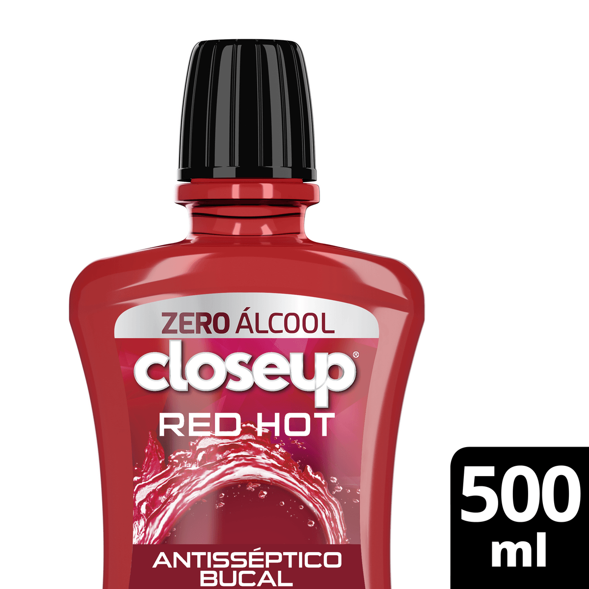 Enxaguante Bucal  Red Hot Closeup Proteção 360° Fresh 500ml