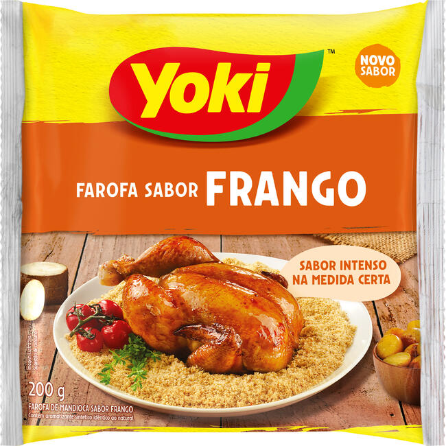 Farofa de Mandioca Yoki Frango 200g