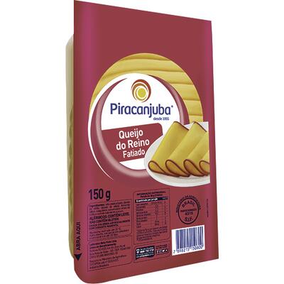 Queijo do Reino Piracanjuba Fatiado 150g