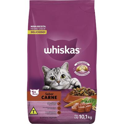 Alimento para Gatos Whiskas Carne 10,1kg