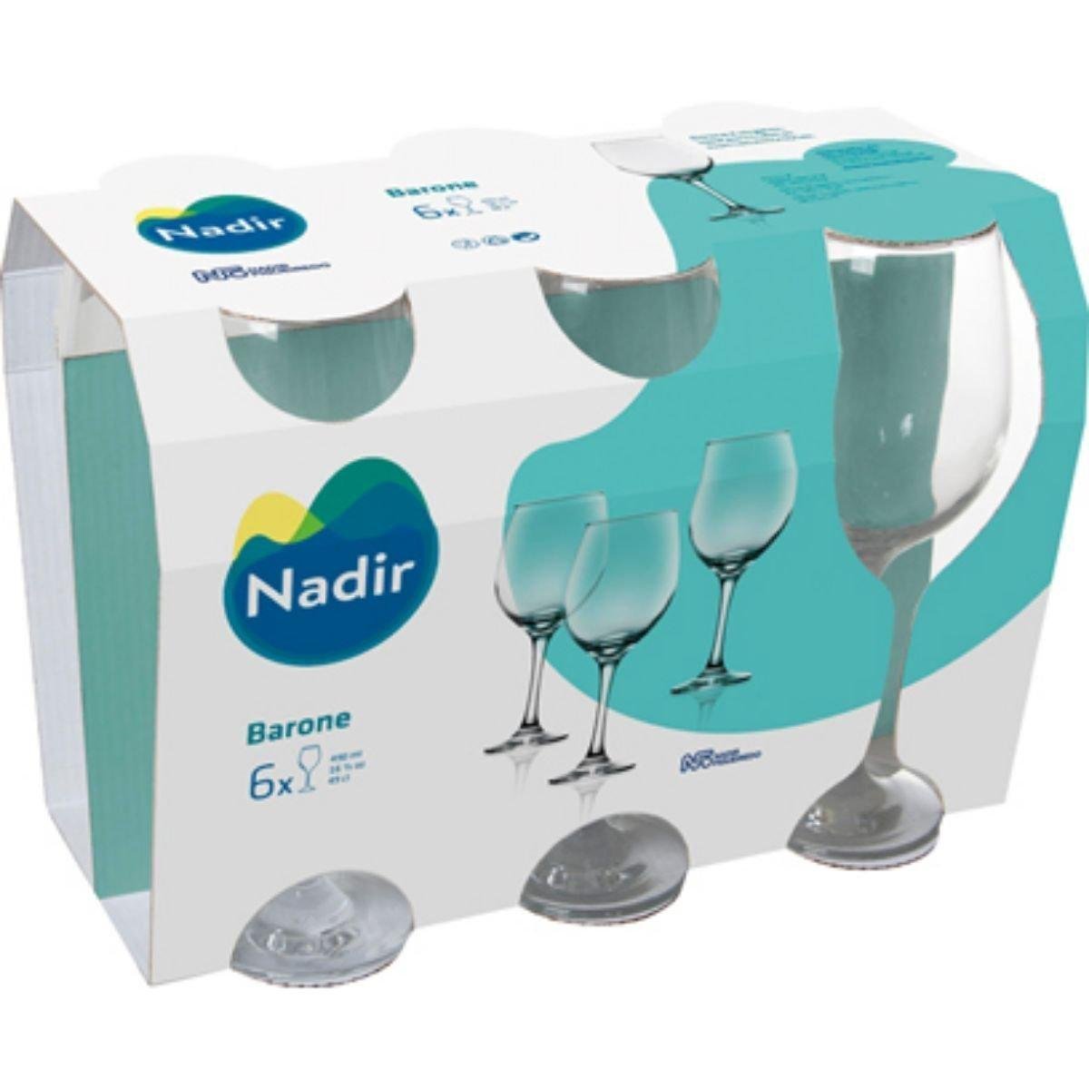 Conjunto De Taças Barone NADIR 490ml 6 Peças