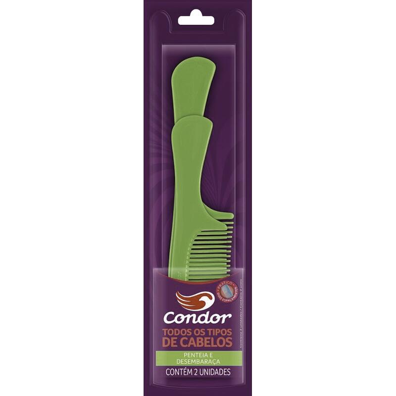 Kit Pente para Cabelo Condor 2 un