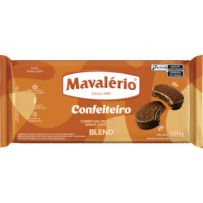 Cobertura de Chocolate Mavalério Confeiteiro Blend 1,01kg